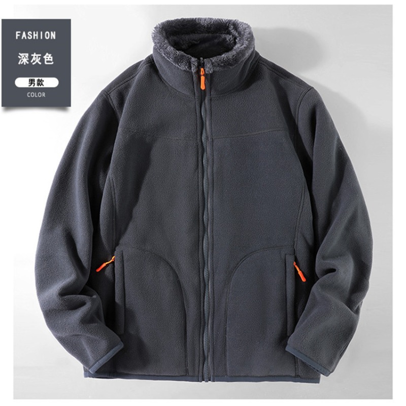 Sherpa Hoodie Fleece - 가을 겨울 플리스 셰르파 재킷 남성용