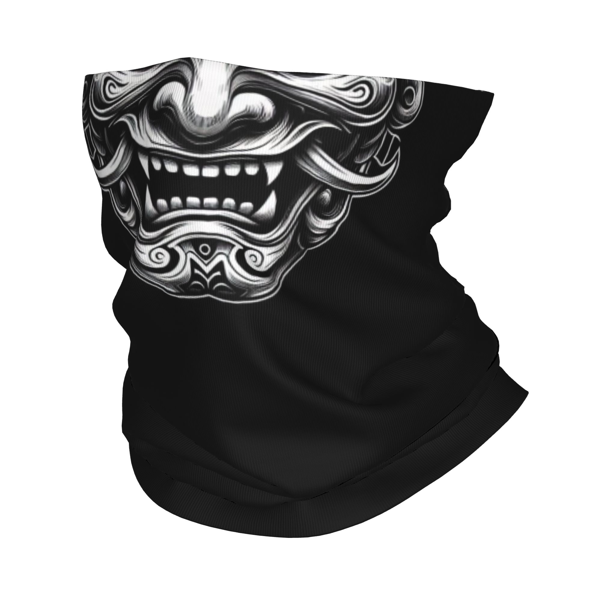 Neck Gaiter Fleece - 맞춤형 사무라이 오니 데몬 반다나 겨울
