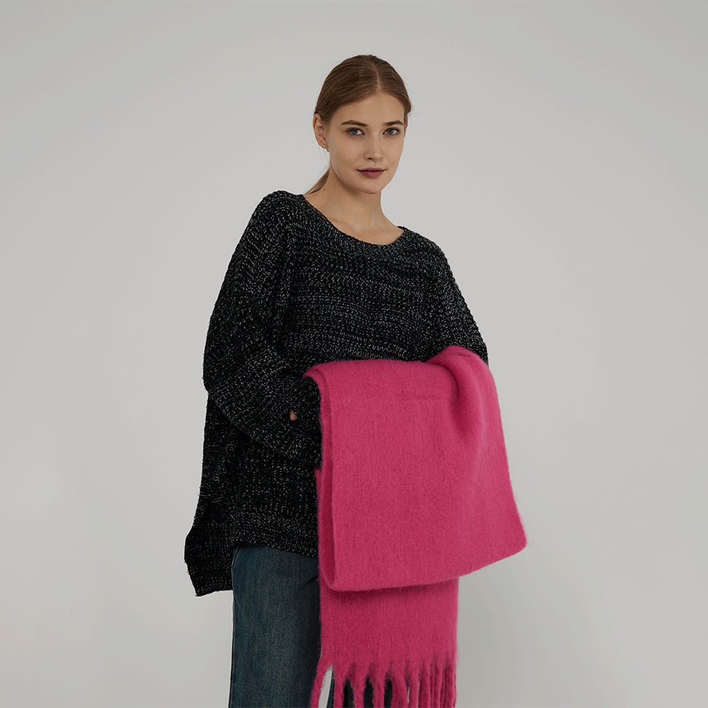 디자이너 브랜드 캐시미어 숄 및 랩 롱 태슬 파시미나  - Shawl Wrap Winter 리뷰 및 가격