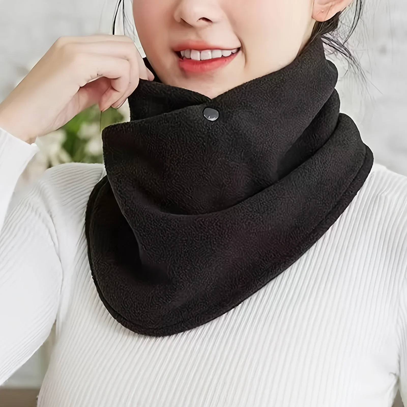 여성용 새 양털 플리스 스카프 겨울 따뜻한 가짜 칼라  - Neck Gaiter Fleece 리뷰 및 가격