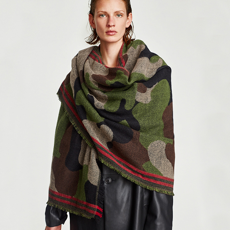 여성용 위장 레오파드 무늬 Echarpes 모조 캐시미 - Cashmere Pashmina Wrap 리뷰 및 가격