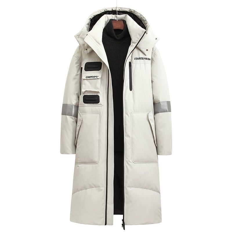 새로운 겨울 남성 후드 롱 푸퍼 재킷 커플 덕다운 코트 - Down Jacket Packable 리뷰 및 가격
