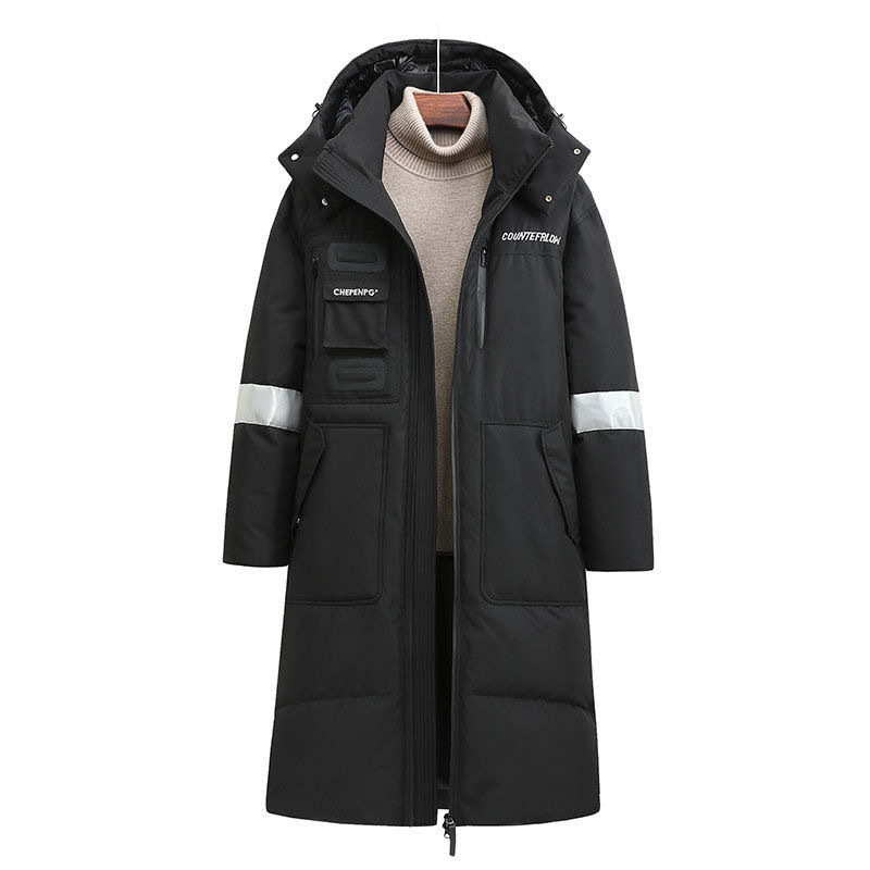 새로운 겨울 남성 후드 롱 푸퍼 재킷 커플 덕다운 코트 - Down Jacket Packable 리뷰 및 가격