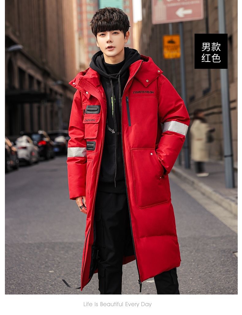 새로운 겨울 남성 후드 롱 푸퍼 재킷 커플 덕다운 코트 - Down Jacket Packable 리뷰 및 가격
